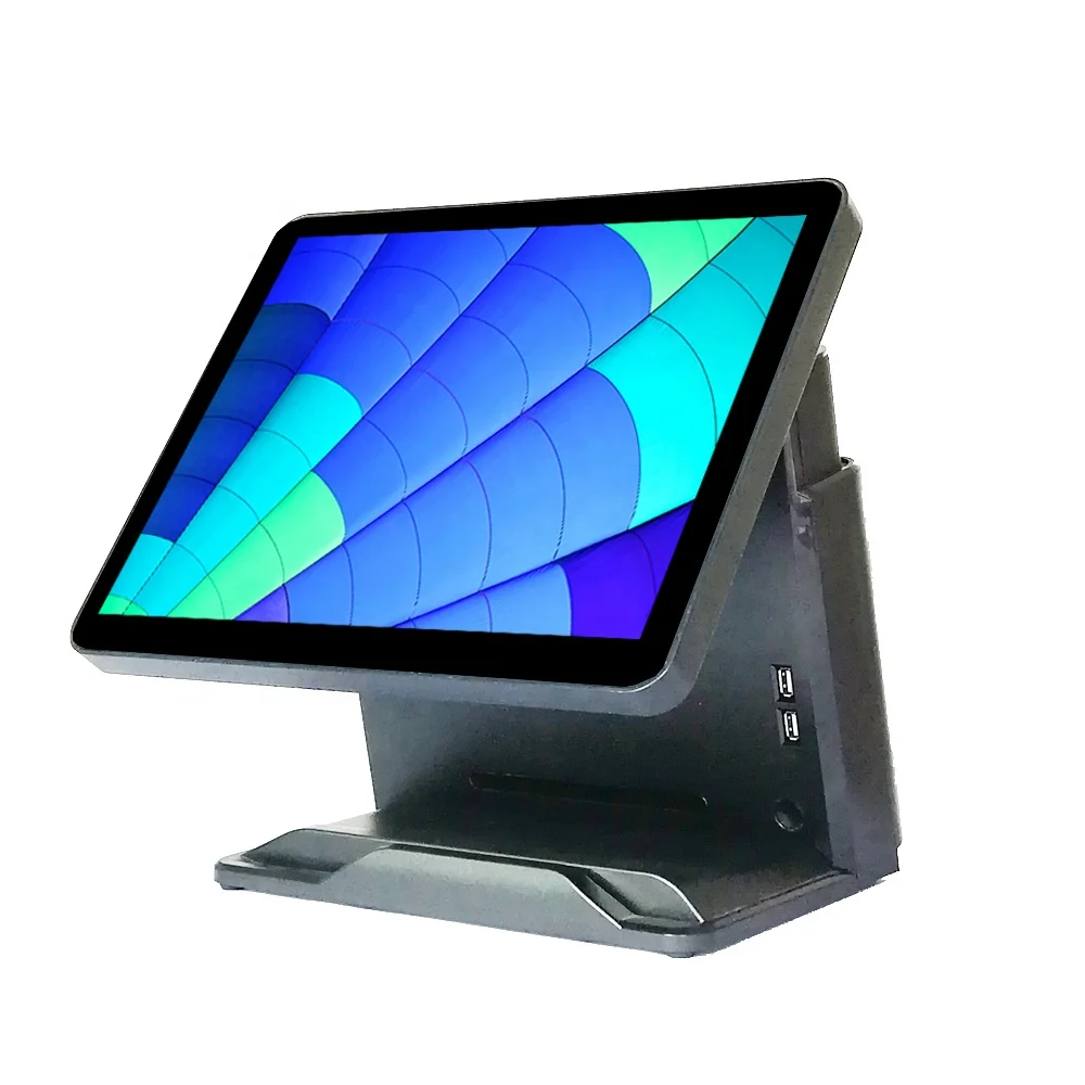 15 дюймовый TFT светодиодный POS терминал Все в одном для