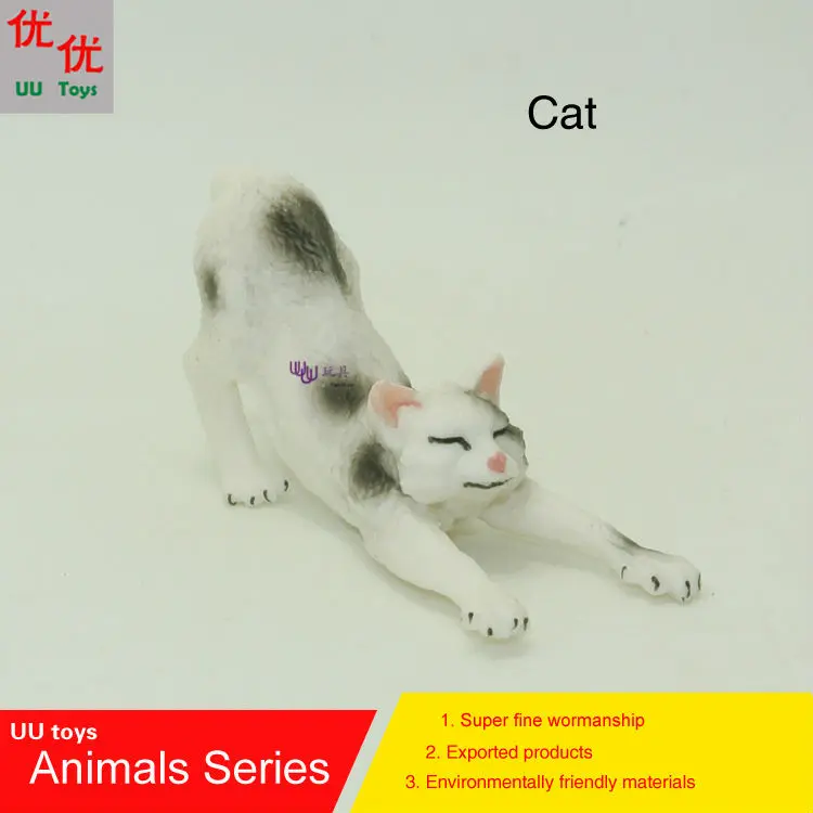 

Hot toys:Cat Simulation model Animals kids toys children educational props