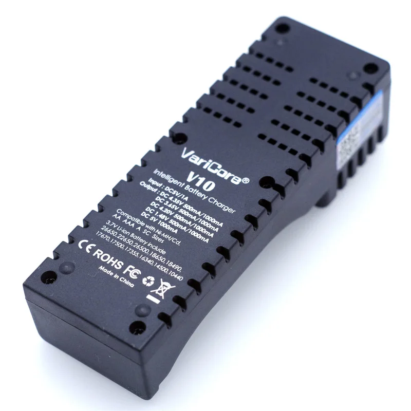 VariCore V10 1 2 V/3V/3 7 V/4 25 V18650/26650/18350/16340/18500/ AA AAA NiMH литиевое зарядное устройство|varicore