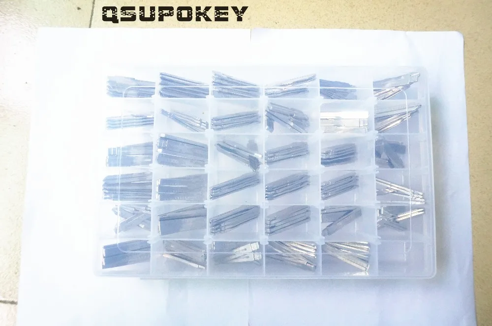 QSUPOKEY лезвие ключа с гравированной линией для Lishi 40 моделей каждая 5 шт. в коробке