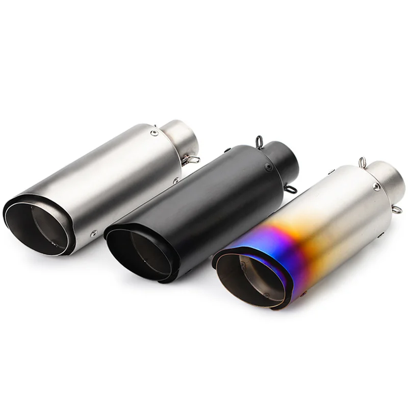 Универсальный глушитель выхлопной трубы для мотоцикла 60 51 мм съемный r15 cb400 r6 cb1000r