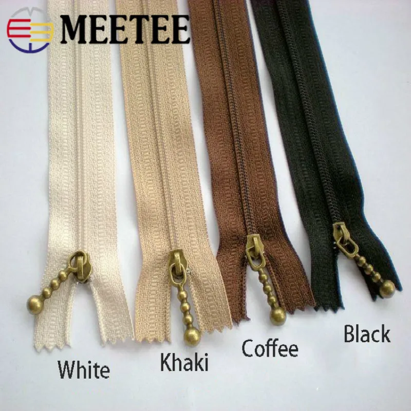 Meetee 5#70-120 см металлическая молния двойной ползунок открывающийся Декор молния для DIY швейная одежда пальто куртка ремесла аксессуары AP543