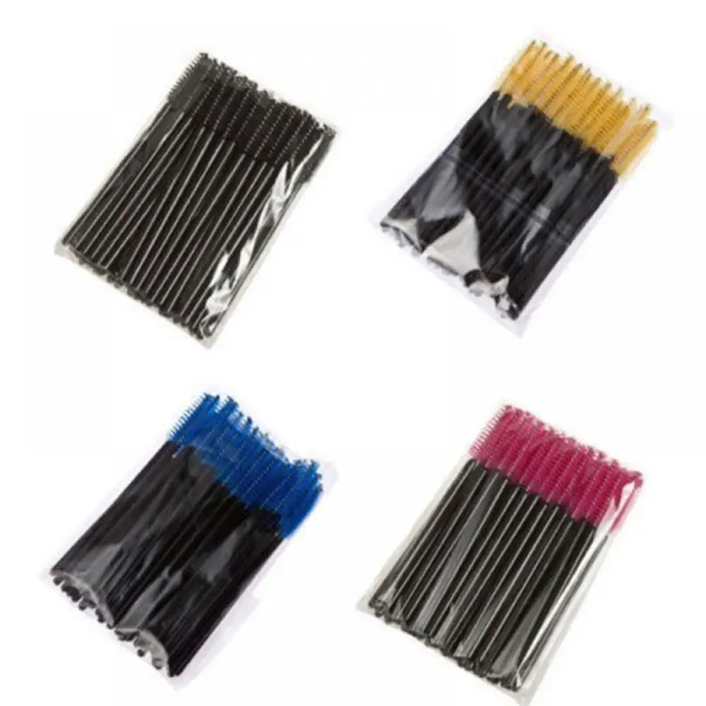 50 шт Наращивание ресниц одноразовая кисть для бровей туши аппликатор мотальные