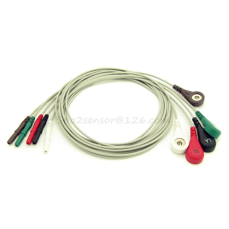 5 проводной кабель для пациента Holter сменных ЭКГ проводов|for cable|cable forcable |