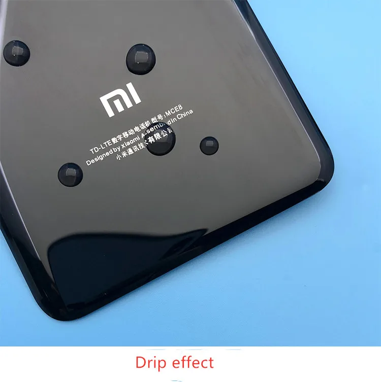 Оригинальный чехол Xiaomi Mi Note3 из закаленного стекла для Note 3 задняя крышка