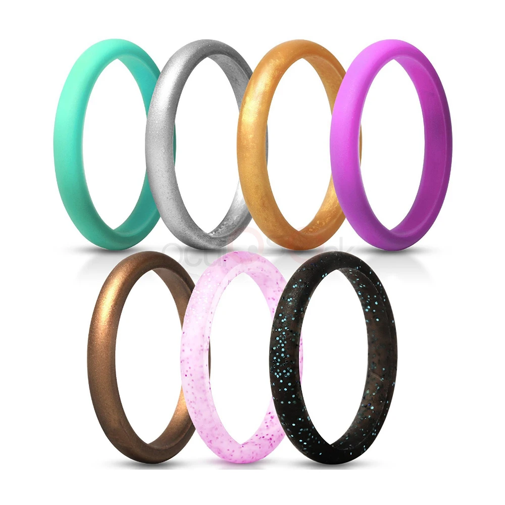 Новинка 2 7 мм пищевой класс FDA Силиконовое кольцо 4 10 Размер Гипоаллергенное