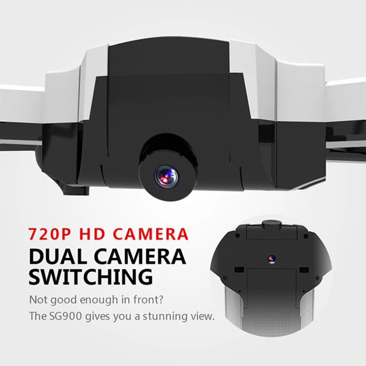 Профессиональный Радиоуправляемый квадрокоптер SG900 Wi Fi FPV 4K HD двойная