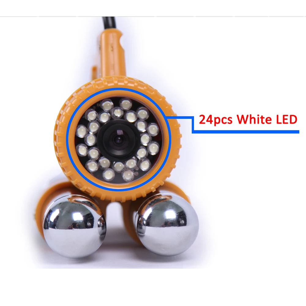 Подводная рыбалка Камера комплект с 100 м глубины двойной привести бар и 7 дюймов