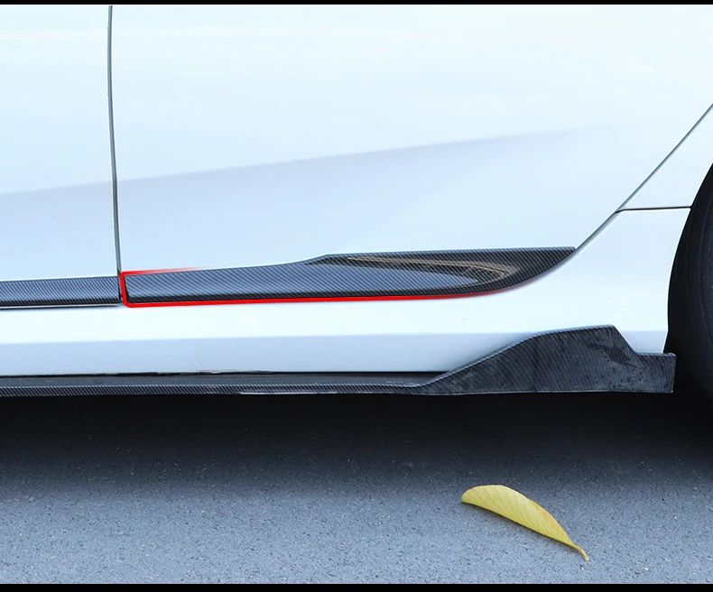 Для Honda Civic Sedan 10th автомобильный корпус дверь боковая молдинг линия отделка наклейка протектор акцент Подкладка Полосы