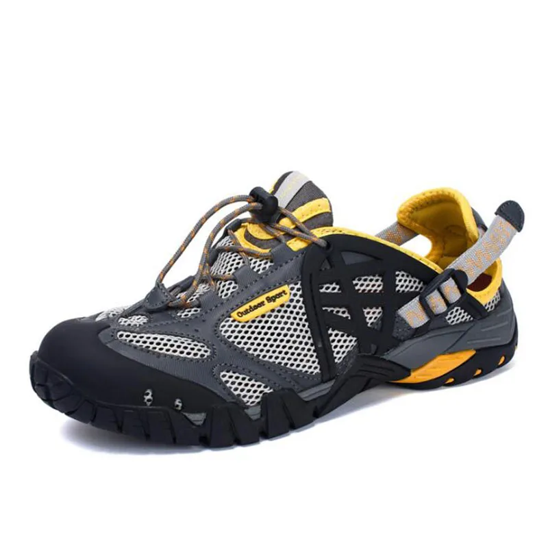 Мужская акваобувь уличная походная обувь брендовые летние сандалии кроссовки