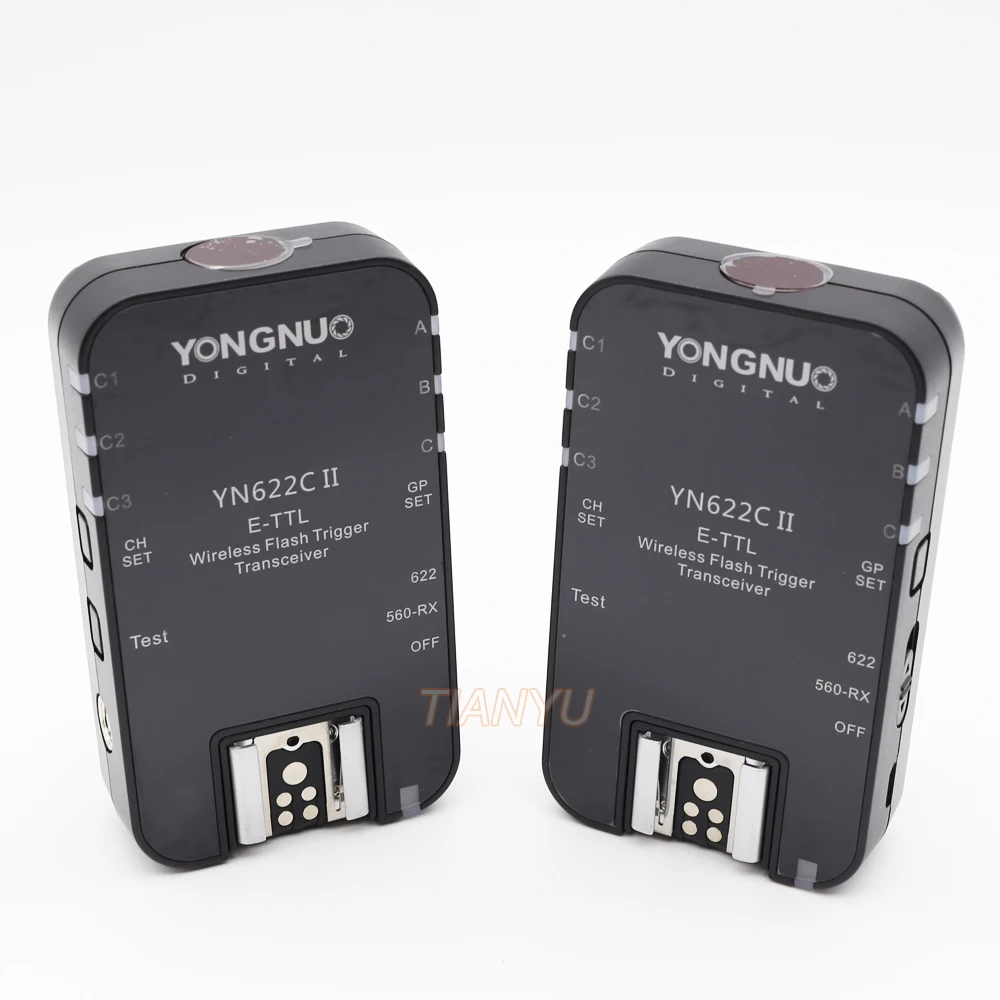 Yongnuo YN-622C II триггер YN622C-TX ЖК-контроллер ETTL Беспроводная вспышка триггерные приемопередатчики для Canon Yongnuo Flash