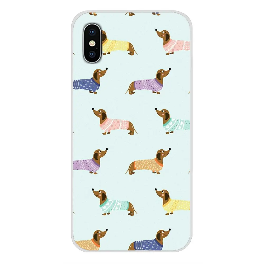 Мягкие прозрачные чехлы для Huawei P Smart Mate Honor 7A 7C 8C 8х9 P10 P20 Lite Pro Plus Такса doxie flower dog