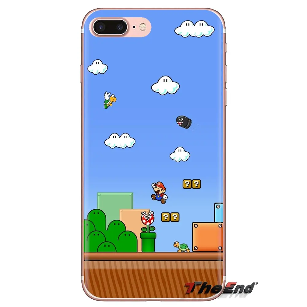 Супер Марио 3D обои для телефона мягкие прозрачные чехлы iPod Touch Apple iPhone 4 4S 5 5S SE 5C 6 6S 7
