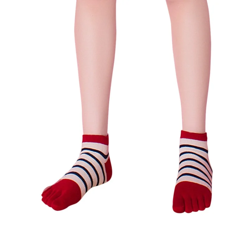 Новые женские уличные спортивные носки с пятью пальцами хлопковые Дышащие