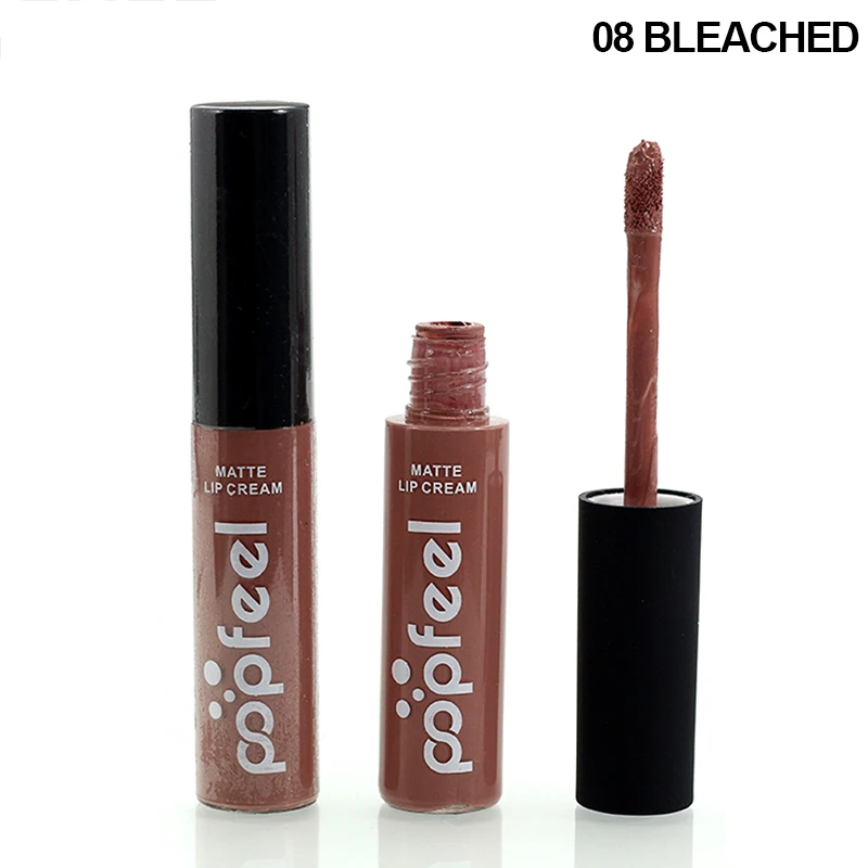 Жидкая губная помада с оттенком Стойкий матовый блеск для губ бархатный