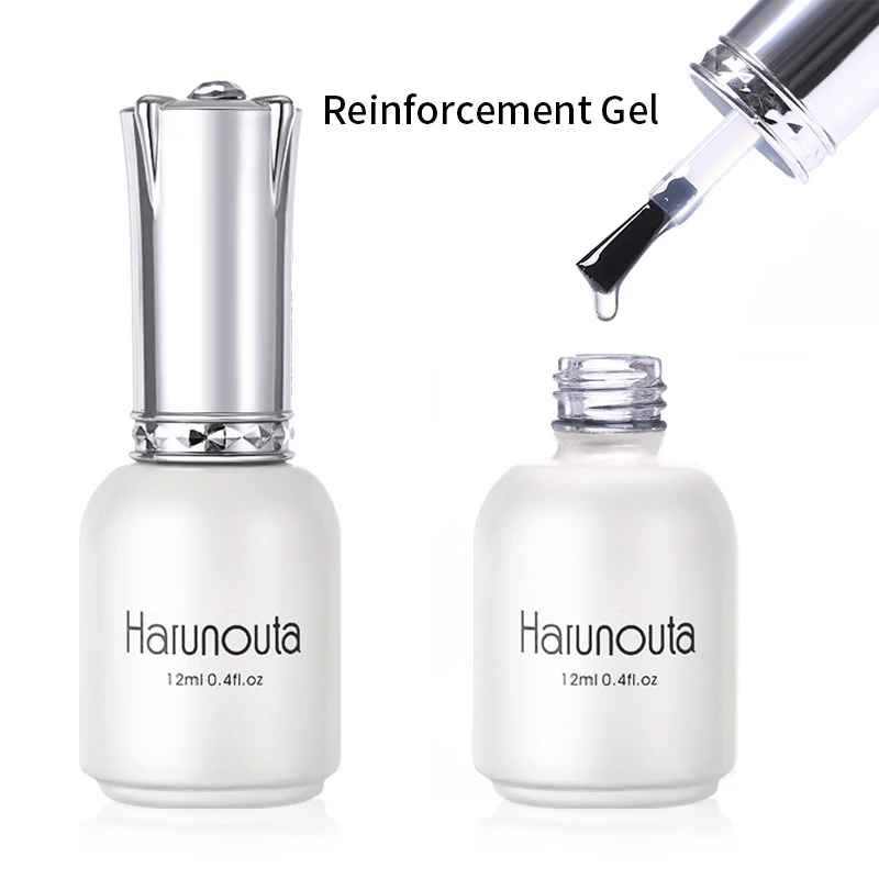 Reinforcement gel Harunouta 12 мл Чистый гель лак для ногтей 96 цветов полуперманентный замачивающийся Звездный гель УФ светодиодный лак маникюрный лак - Цвет: Reinforcement gel