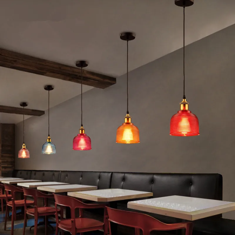 Glass Pendant Lights Kitchen Island Light Study Bar Modern Lighting Bedroom Home Ceiling Lamp Include Bulb | Освещение