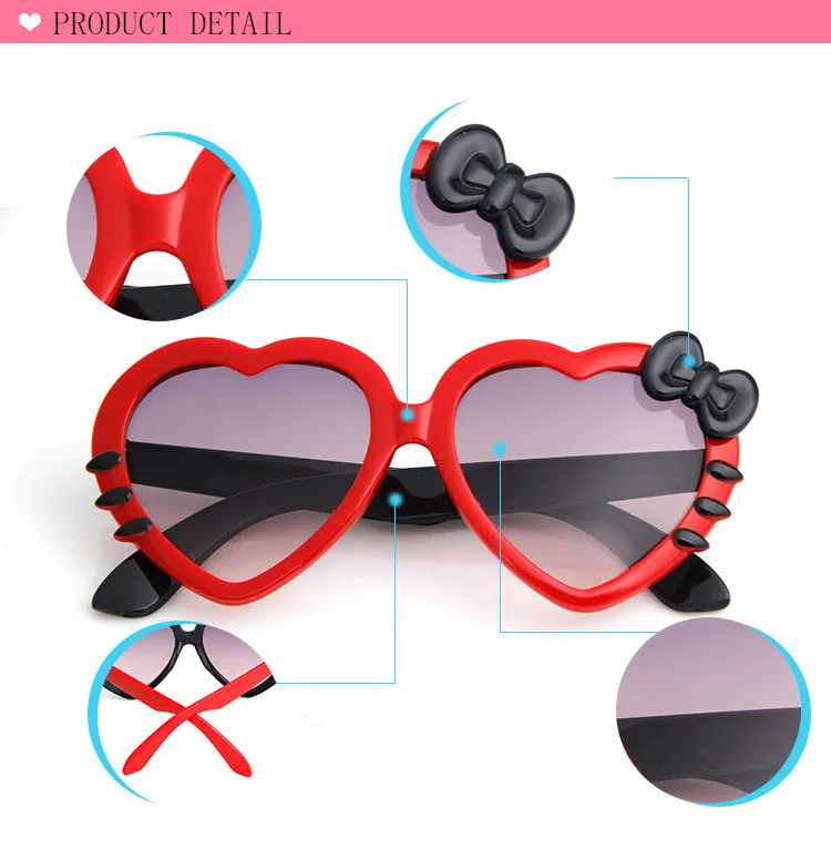 Модные детские солнцезащитные очки, детские милые очки принцессы, Hello-Glasses,, высокое качество, очки кошачий глаз для мальчиков и девочек
