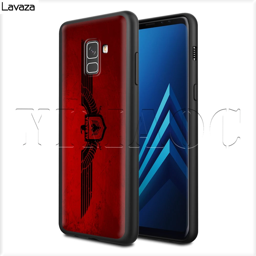 Lavaza с албанским флагом чехол для Samsung Галактики S6 S7 край J6 S8 S9 S10 плюс A3 A5 A6 A7 A8 A9 Note 8