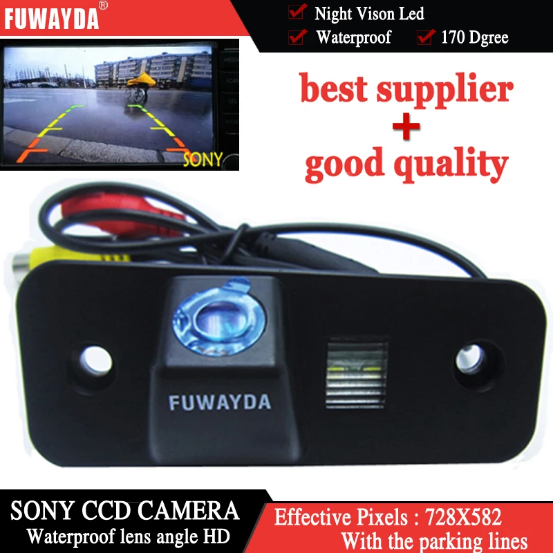 FUWAYDA HD для sony CCD чип запись с камеры заднего обзора камера вида ночного видения
