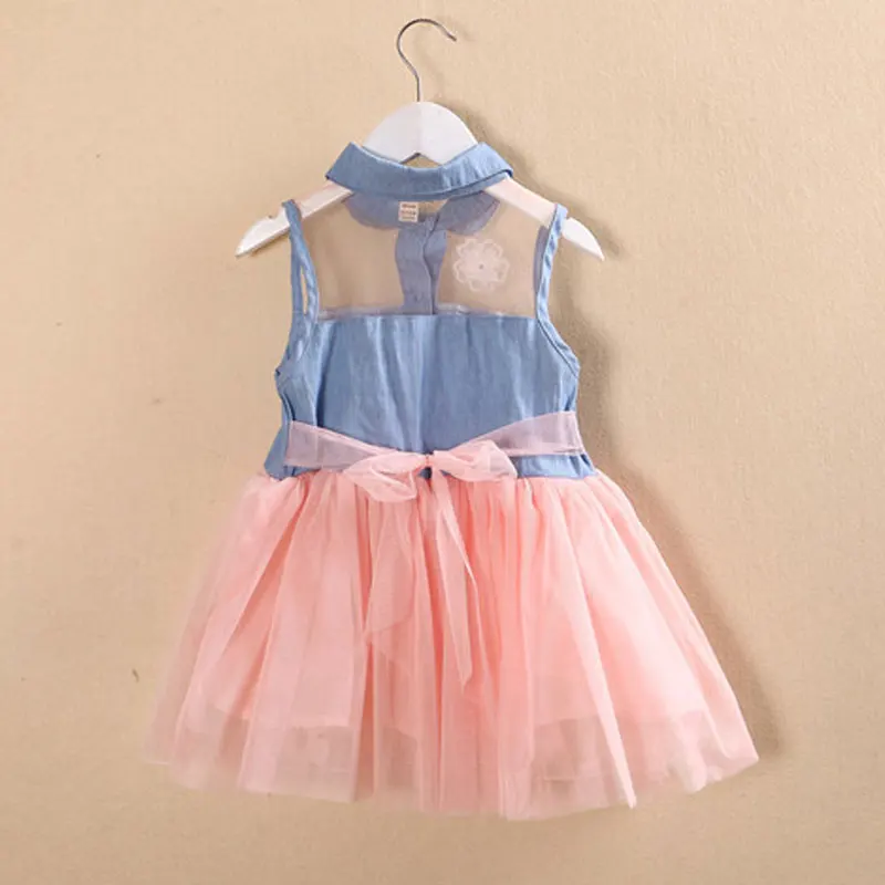 2019 Floral Baby Girl Dress Birthday Party Summer Princess Girls Clothes Sleeveless Lace Dresses Tutu | Детская одежда и обувь