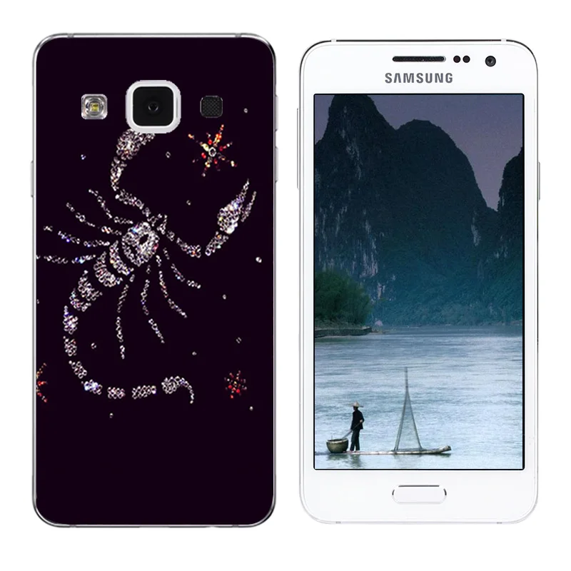 Чехол для Samsung Galaxy A3 2015 мягкий чехол из ТПУ с принтом снежинки A3000 A300F чехлы