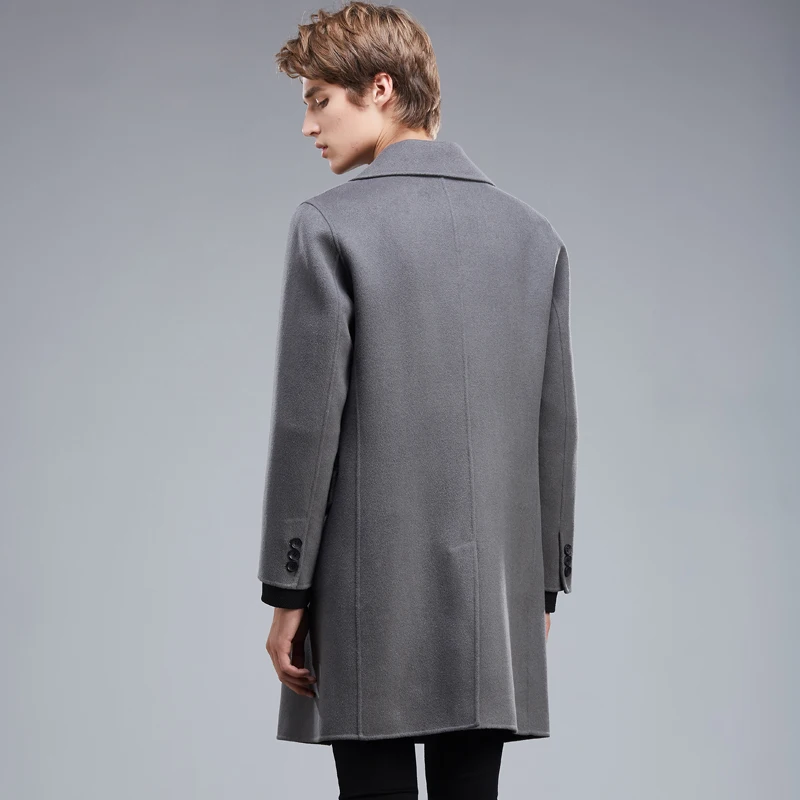 Ветровка мужская свободного покроя модная однотонная хлопковая куртка с