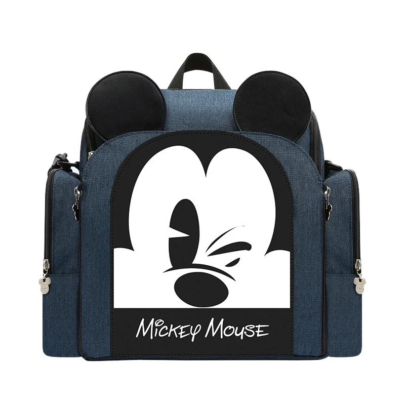 BAG A BLUE Сумка для подгузников DISNEY, рюкзак для путешествий, многофункциональное детское безопасное сиденье, Сумка Микки, детские сумки для мамы - Цвет: BAG A BLUE
