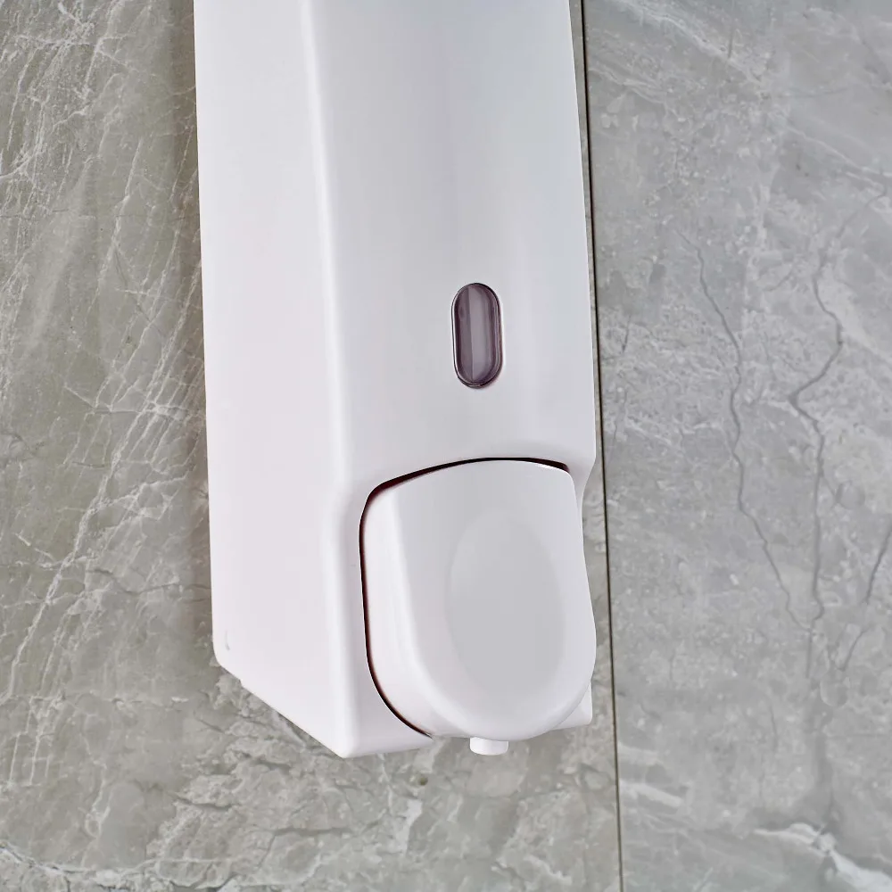 New Arrival US Free Shipping Modern Style Plastic Soap Dispenser Bathroom Liquid Holder Bottle Wall Mounted | Обустройство дома