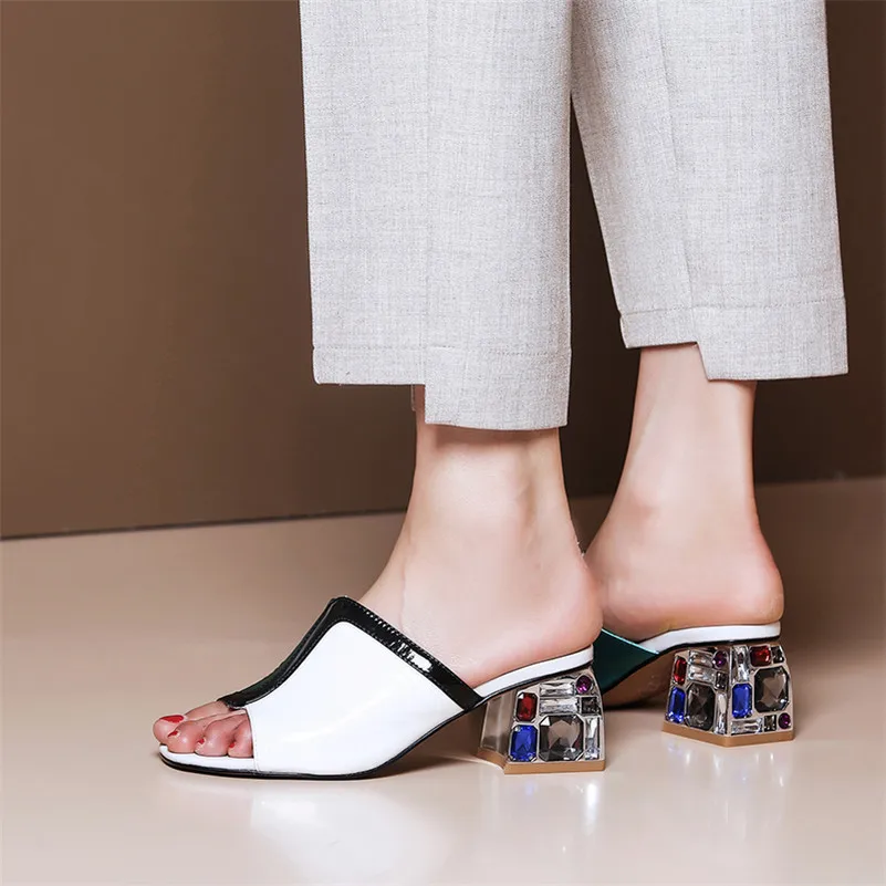 CONASCO новые летние модные туфли-лодочкой смесь Цвета натуральная кожа