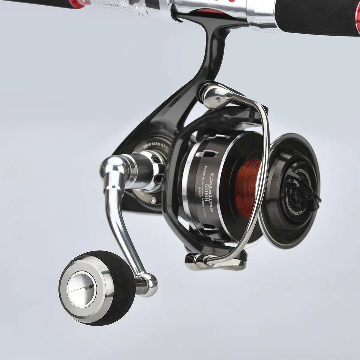 Gomexus катушка ручка 41 мм для Shimano Stradic Ultegra FB Daiwa LT катушки с ручкой 1000 2000 2500 3000 4000 прямая, как показано ниже
