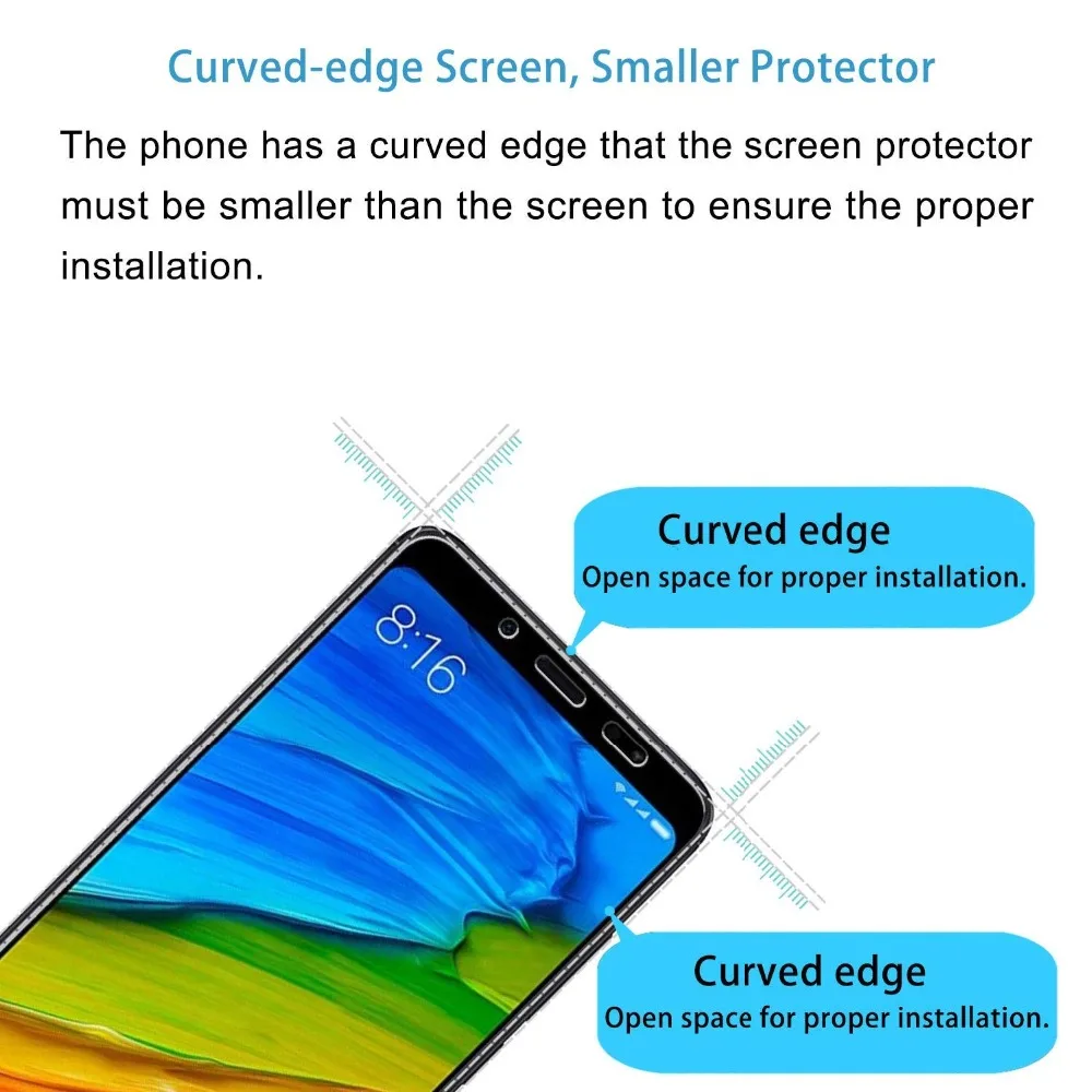 Новые 2.5D HD закаленные очки для Xiaomi Redmi note 5 pro закаленное стекло защита экрана