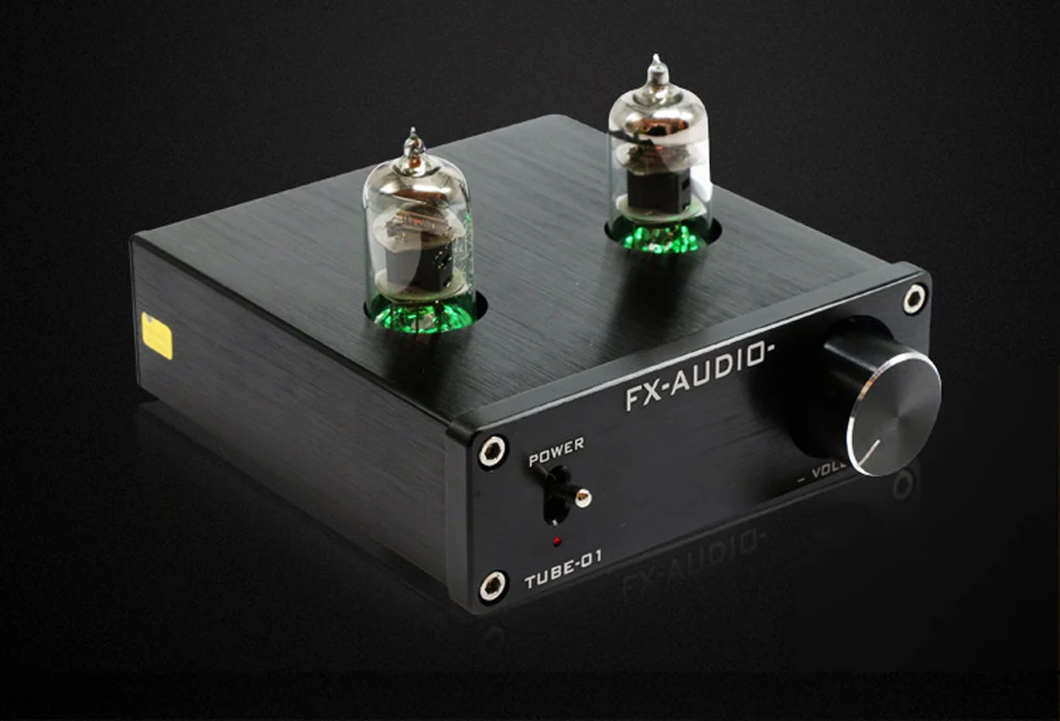FX-Audio TUBE-01 желчный предусилитель ламповый усилитель предусилитель желчный буфер 6J1 мини Hi-Fi предусилитель Amp с DC12V 1A разъем питания