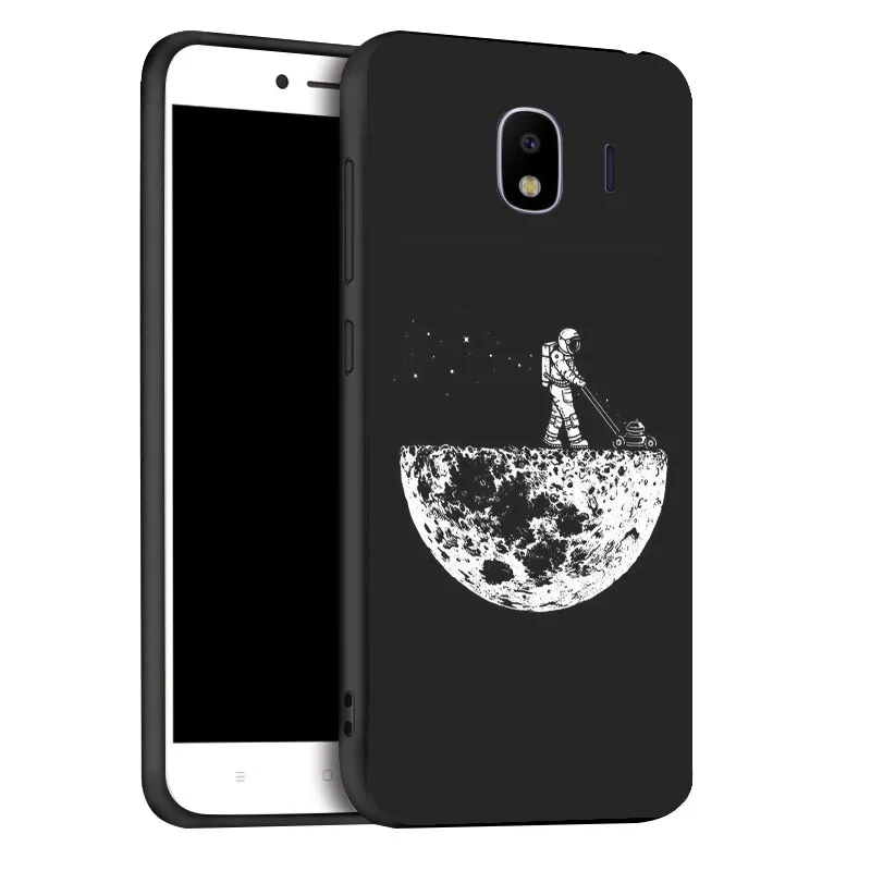 Мягкий Черный силиконовый чехол для samsung Galaxy J4 EU чехол s TPU чехол для телефона samsung J4 Plus Чехлы бампер Fundas - Цвет: x055