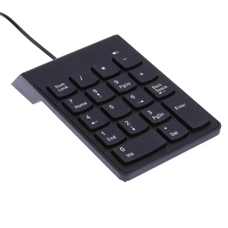 USB мини-18-ключи Num Pad цифровой номер клавиатуры для ноутбука Примечание