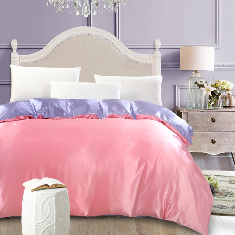 Роскошное шелковое покрывало верблюда/винно Красного цвета для двуспальной