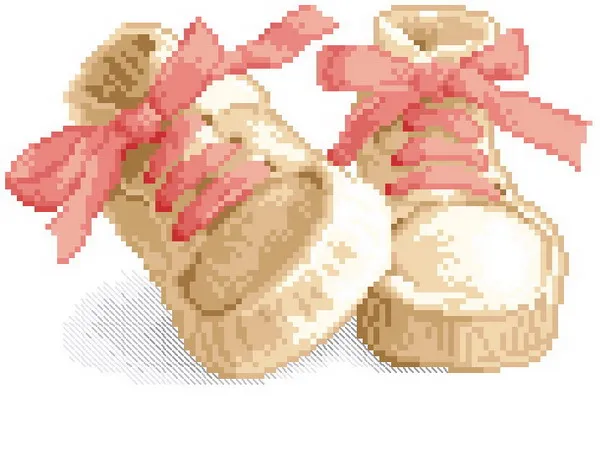 Bobo Cross Stitch Sets For Embroidery Kits High Quality Fabric DMC Cotton Thread DIY Needlework 14CT 16CT 18CT Baby shoes series | Дом и сад