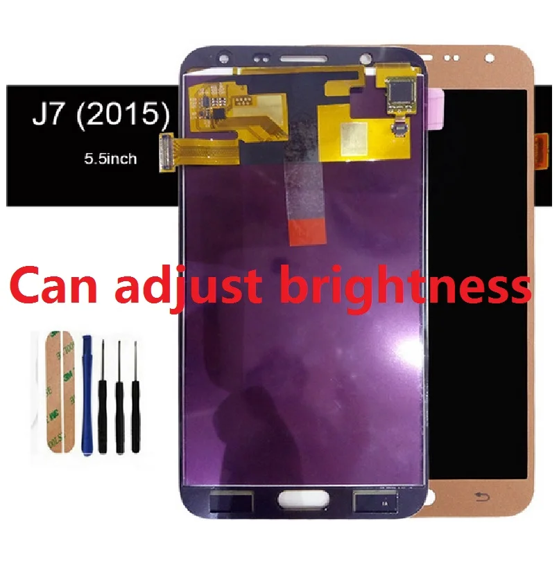 Для Samsung Galaxy J7 2015 J700 SM J700F J700M J700H J700H/DS J700M/DS дисплей с цифровым преобразователем