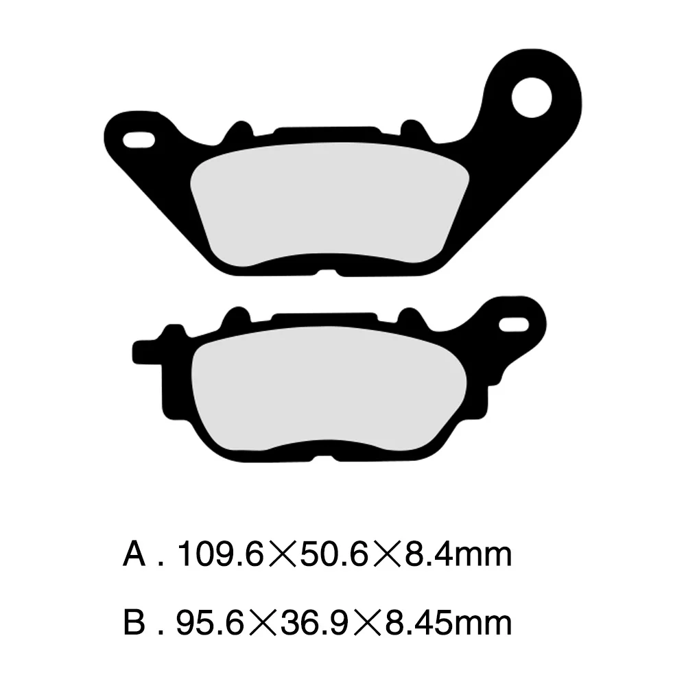 Alconstar черные передние и задние тормозные колодки для мотоцикла Yamaha YBR125 3D92 3D99 51D1 51D2