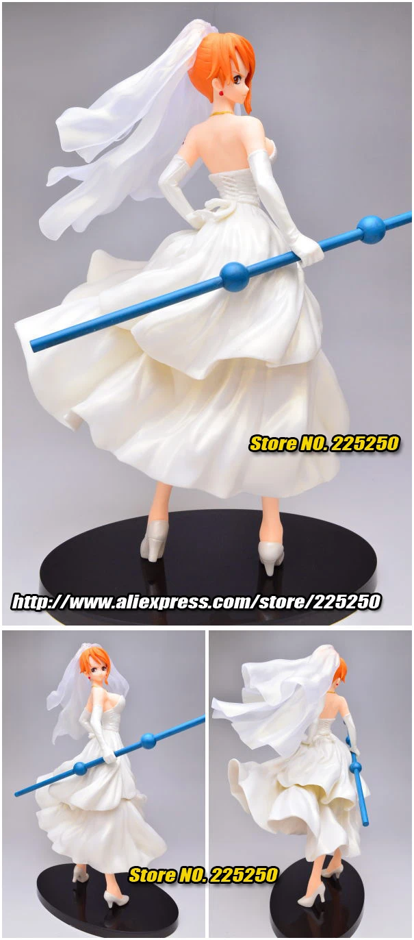 Япония Аниме Оригинальная фигурка BANPRESTO SCultures BIG Zoukeiou 4 PVC Вол.2 - Нами (Свадебная вуаль Вер.) на.