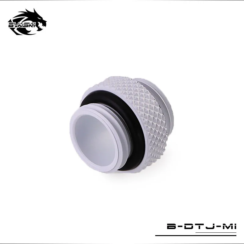 White Bykski G1/4 ''Двойная внешняя резьба мини-фитинг бутик Алмазный Узор двойной мужской разъем несколько цветов B-DTJ-MI - Цвет лезвия: White