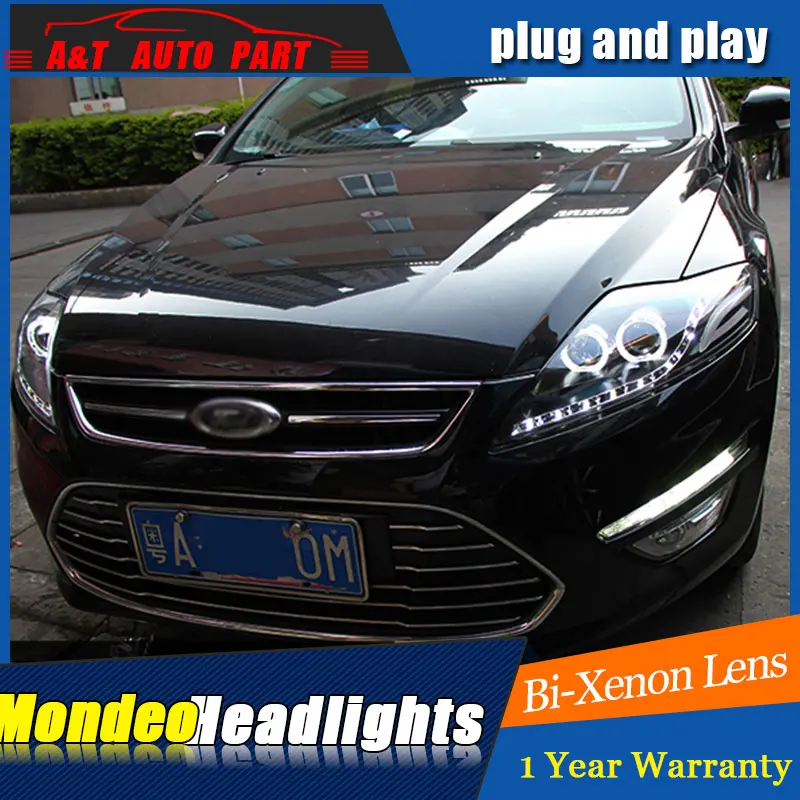 Авто. PRO фары для ford mondeo 2007-2012 Биксеноновые линзы светодиодные фары дальнего света H7 Ксеноновые фары для mondeo