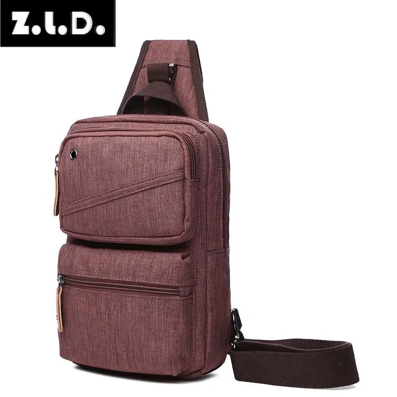 Z.L.D. Новая портативная Повседневная холщовая уличная сумка однотонная модная