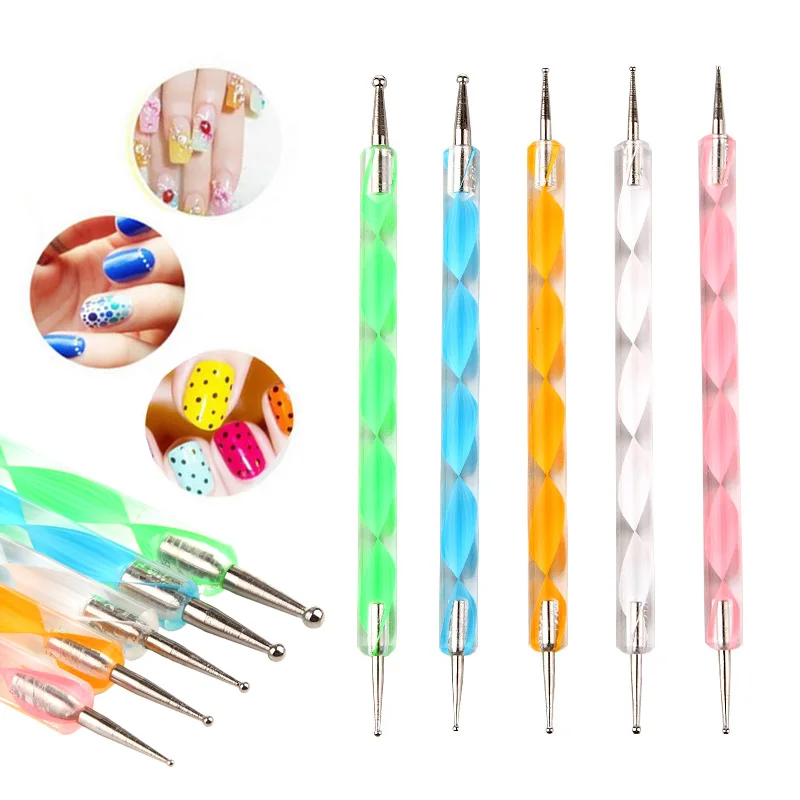 Искусственный набор инструментов для дизайна ногтей 30 шт. рулонов точечная ручка