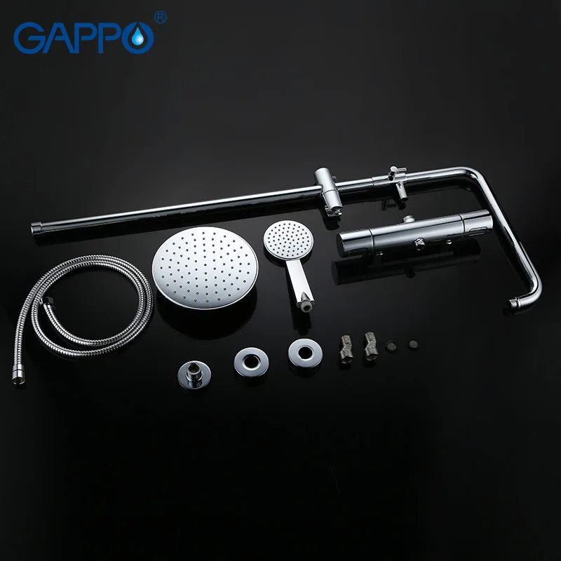 GAPPO смеситель для душа термостатический кран ванны ванной набор raninfall настенный
