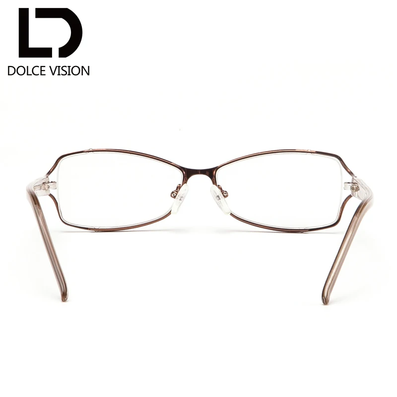 Зеркальные металлические овальные женские диоптрические очки по рецепту