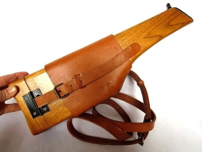 WWII WW2 НЕМЕЦКИЙ МАУЗЕР метла кожаный кобура и деревянный запас немецкая милитари высокое качество