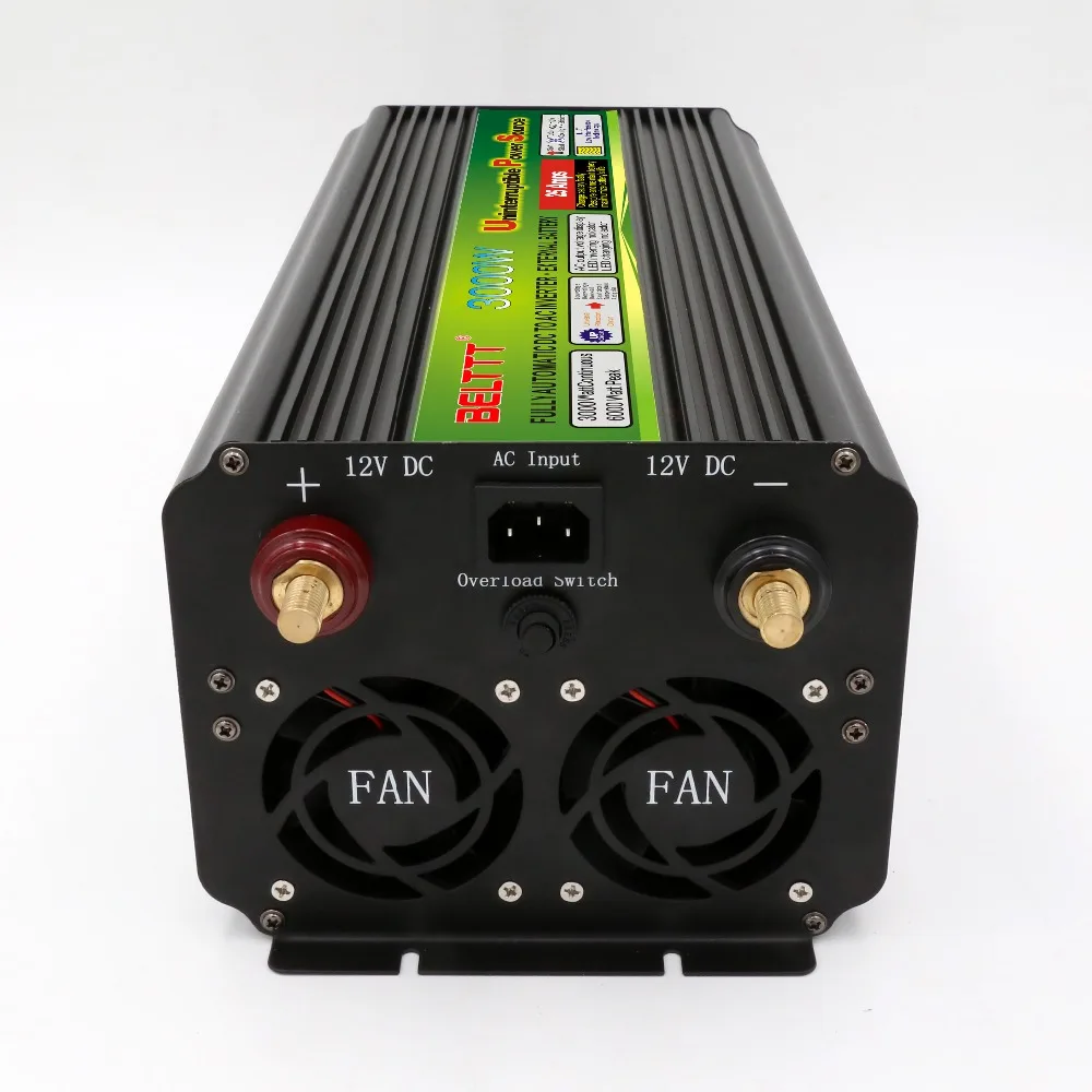 Инвертор с автоматическим переключателем DC 12 В AC 3000 в 6000 Вт|ups 3000w|ups switchups battery |