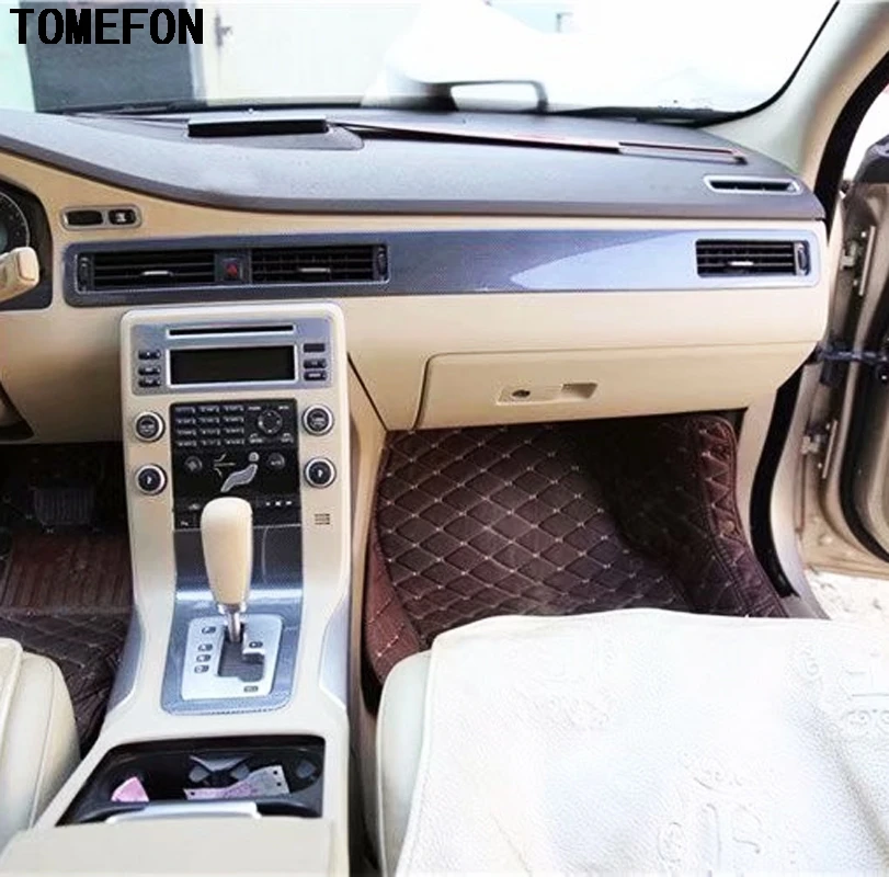 Краска TOMEFON из АБС углеродного волокна для Volvo S80 2009 2011 внутренняя Передняя