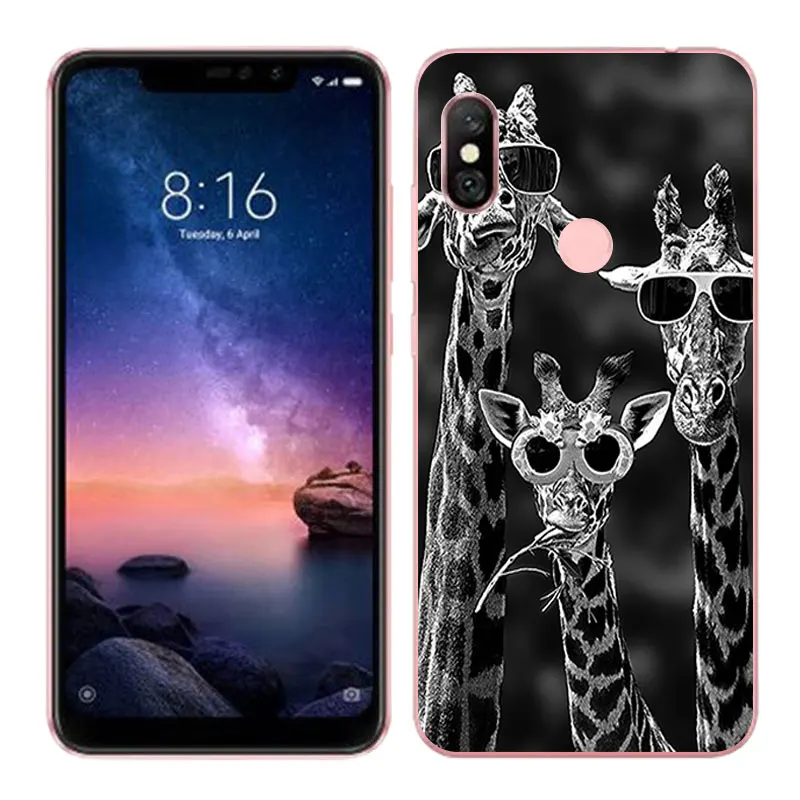 18 Прозрачный ТПУ чехол для Xiaomi RedMi Note 3 4X 5A Prime силиконовый чехол для RedMi Note 4 6 Pro 7 5A чехол для телефона с ночной росписью s - Цвет: 18